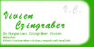 vivien czingraber business card