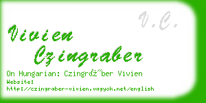 vivien czingraber business card